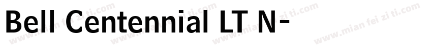 Bell Centennial LT N字体转换